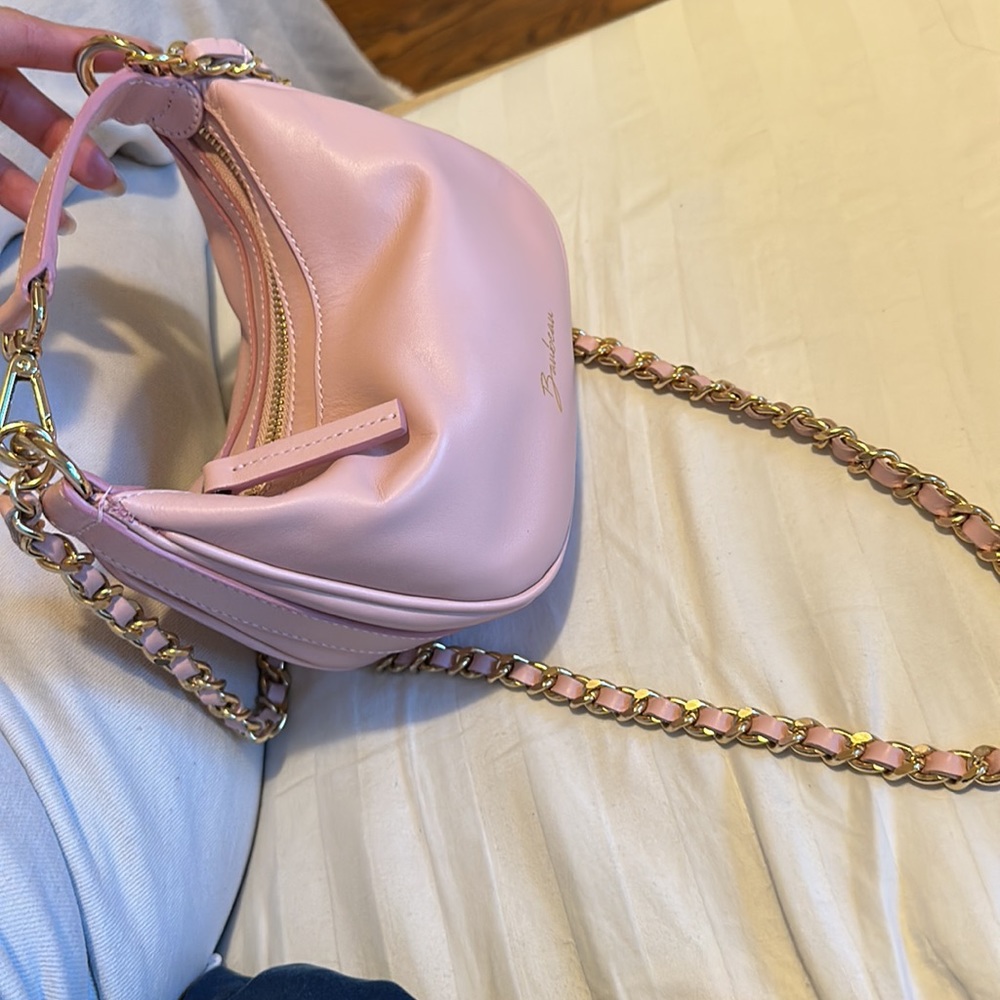 ✨NWT! Baubeau Paris Leather Pink Bag